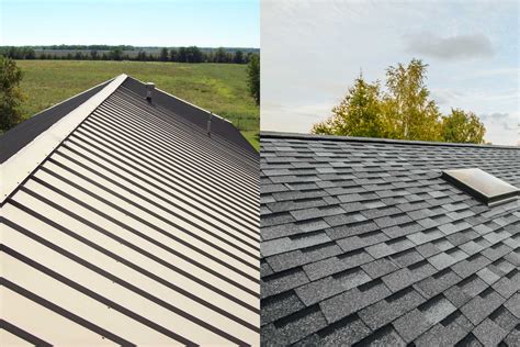 is sheet metal roofing cheaper than shingles|cost of a metal roof vs shingle.